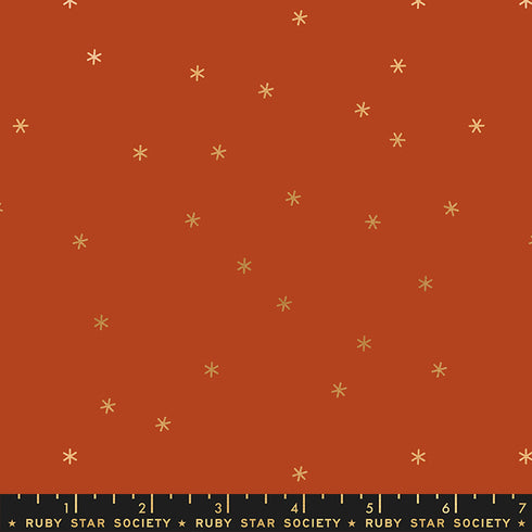 Spark in Metallic Cayenne - Ruby Star Society Sold by the Half Yard